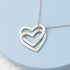 Personalised Entwined Hearts Necklace PER5769