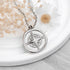 Personalised Compass Amulet Necklace PER5777