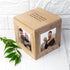 Personalised Solid Lid Photo Cube
