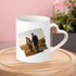 Personalised Couple's Photo Heart Handle Mug