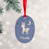 Personalised Moonlit Fawn Christmas Decoration PER6018