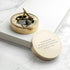 Personalised Graduation Brass Sundial Compass
