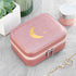 Customisable Pink Metallic Moon and Stars Jewellery Case PER6128