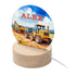 Personalised Kid's Diggers LED Night Light