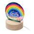 Personalised Kid's Rainbow LED Night Light