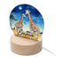 Personalised Kid's Safari Giraffes LED Night Light