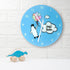 Percy Penguin Personalised Wall Clock PER2107-001
