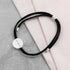 Personalised Always with You Name Black Bracelet PER3744-SIL