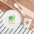 Personalised Baby Dinner Set - Elephant 