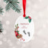 Personalised Baby's First Christmas Oval Ornament