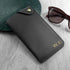 Personalised Leather Glasses Case PER3953-BLK