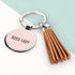 Personalised Boss Lady Tassle Keyring PER3355-TAN