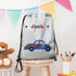 Personalised Boy's Silver Waterproof Swim Bag TM286