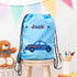 Personalised Boy's Sky Blue Waterproof Swim Bag TM276