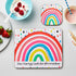 Personalised Children’s Rainbow Placemat Set