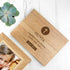 Personalised Christening Cross Midi Oak Photo Cube Keepsake Box PER3050-CRO