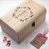Personalised Christmas Eve Chest With Mistletoe Wreath PER2397-SML