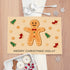 Personalised Christmas Gingerbread Placemat