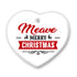 Personalised Christmas Heart Decoration