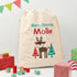 Personalised Christmas Reindeer Sack