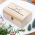 Personalised Christmas Scene Keepsake Chest PER5470