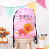 Personalised Classic Pink Circus Waterproof Swim Bag TM323