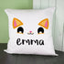 Personalised Cute Kitten Eyes Cushion Cover