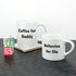 Personalised Daddy & Me Tea Time Mugs Gift Set for Father and Child Keepsake PER2928-THR