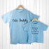 Personalised Daddy and Me Cuties Blue T-Shirts PER2904-M67