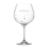 Personalised Spiral Gin Glass with Swarovski Crystals