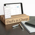 Personalised Double Office Desk Tablet Holder PER2410-BLO