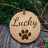 Personalised Engraved Family Dog Christmas Tree Decoration PER2430-HND