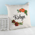 Personalised Floral Reserved for Cushion Cover