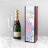 Personalised Floral Wine Box