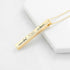 Personalised Forever and Always Vertical Bar Necklace PER4309-GLD