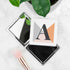 Personalised Geometric Square Compact Mirror - Autumn
