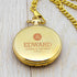 Personalised Groomsman Monogram Collection Pocket Watch PER2348-CIR