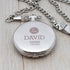 Personalised Groomsman Monogram Collection Pocket Watch PER2353-CIR
