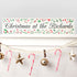 Personalised Holly Festive Christmas Mantle Decoration