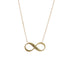 Personalised Infinity Twist Necklace PER4129-GLD