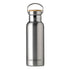 Personalised Insulated Bottle 17oz Bamboo Lid - Small Personalisation JUN91-SIL