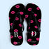 Personalised Lipsy Kissy Lips Flip Flops by L81-S