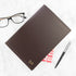 Personalised Luxury Leather Refillable Notebook PER3963-BRO