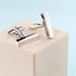 Personalised Monogram Cufflink Set PER3710-SIL