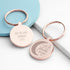 Personalised Moon and Back Keyring PER4090-RGL