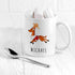Personalised Reindeer Christmas White Mug PER5222