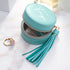 Personalised Turquoise Jewellery Case with Tassel