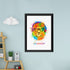 Personalised Watercolour Lion Wild Side Musical Print