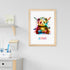 Personalised Watercolour Panda Gaming Print