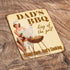 Pin Up Dads Bbq , King Of The Grill - Metal Humour Wall Sign